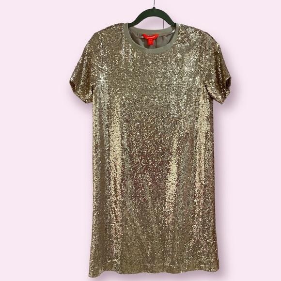 Full Sequin T-shirt Dress - Picture 4 of 7